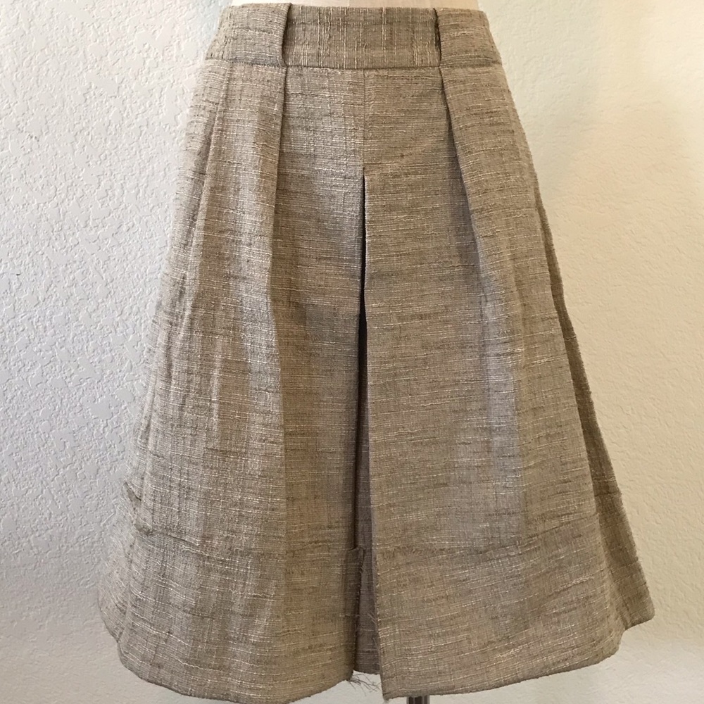 Max Azria Textured Pleated Skort, Size 8